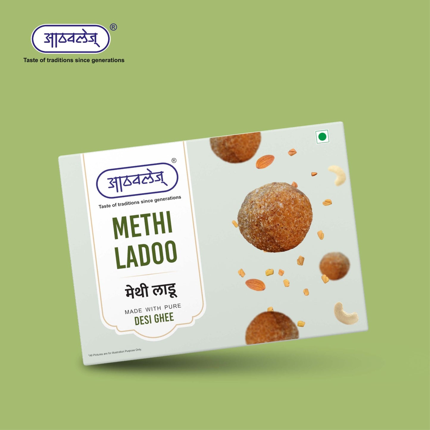 METHI LADOO (200g) - Rich Methi ladoo with pure desi ghee