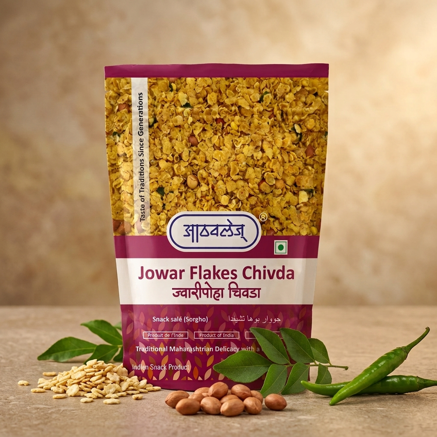 Jowar Poha Chivda (Jowar Flakes Chivda)