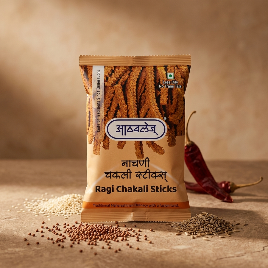 Nachani Sticks (Ragi Chakali Sticks)