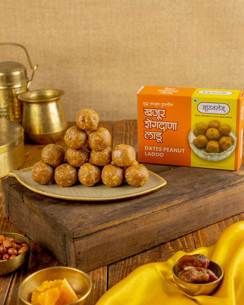 Khajur Shengdana Ladoo (Dates & Peanuts Ladoo)