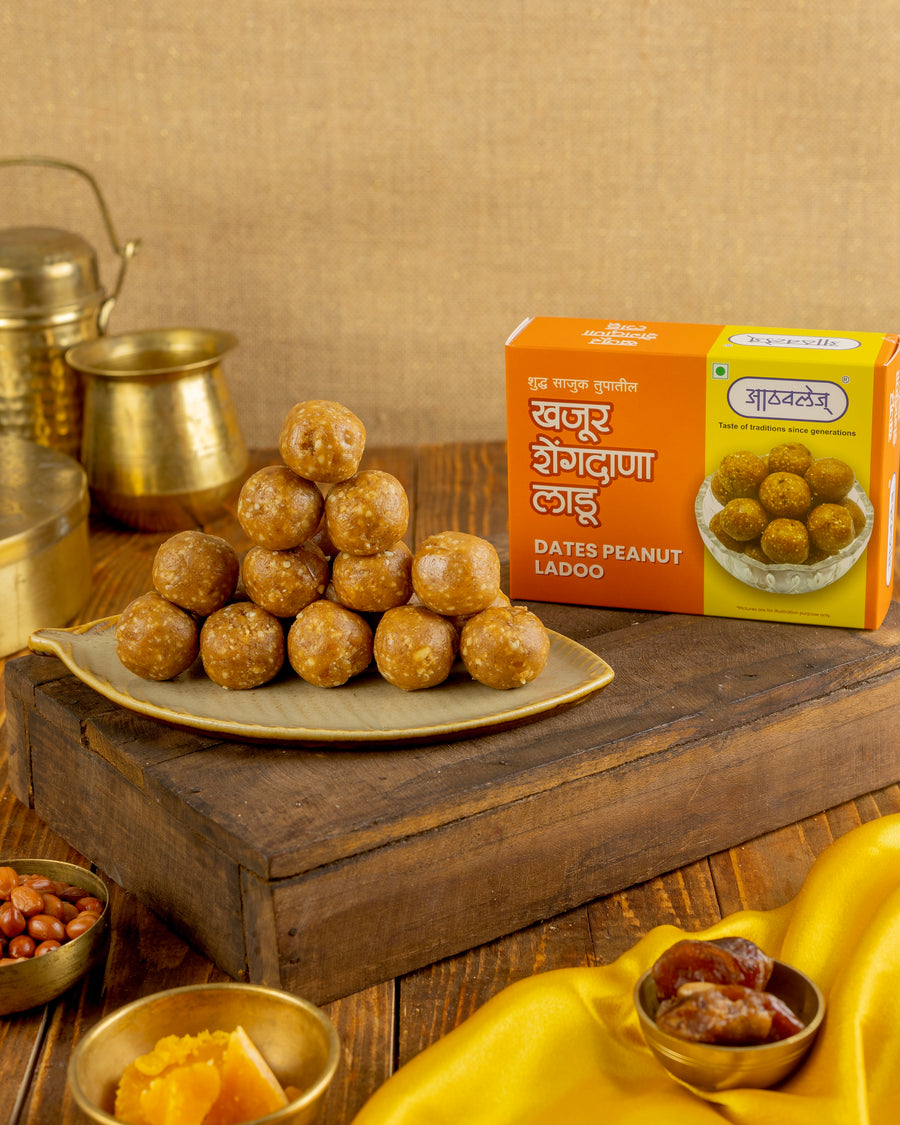 Khajur Shengdana Ladoo (Dates & Peanuts Ladoo)