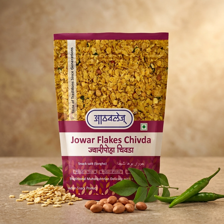 Jowar Poha Chivda (Jowar Flakes Chivda)