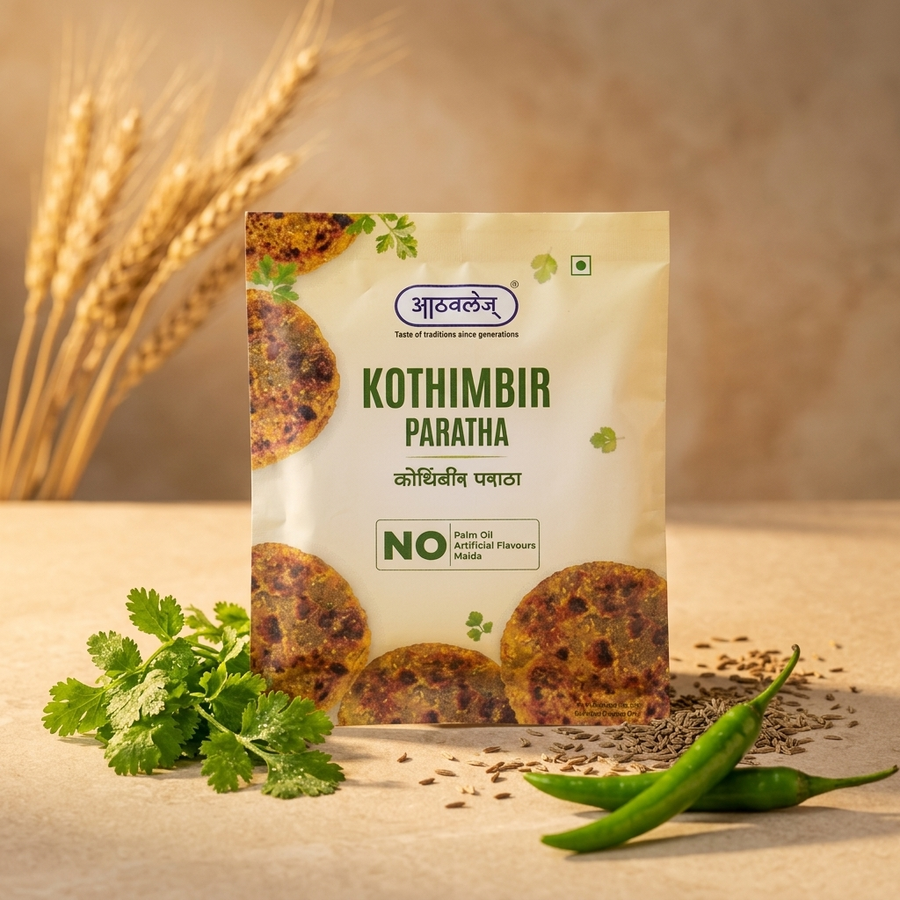 Kothimbir Paratha