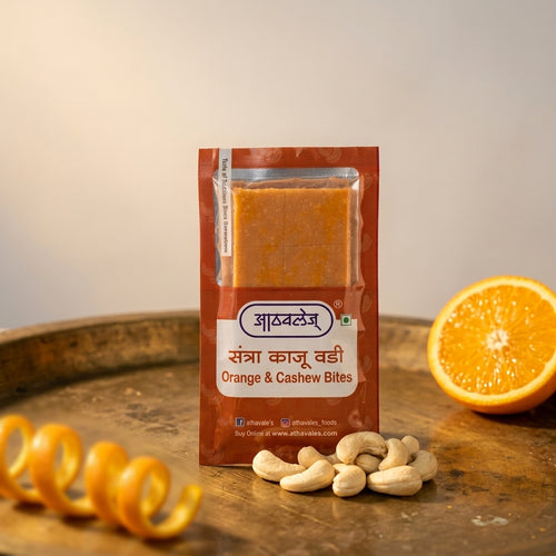 Santra Kaju Wadi (Orange & Cashew Bites)
