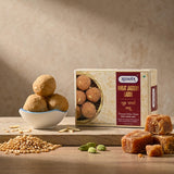 Gul papadi Ladoo (Wheat Jaggery Ladoo) 1