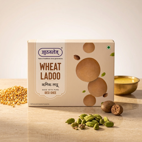 Kanik Ladoo (Wheat Ladoo)